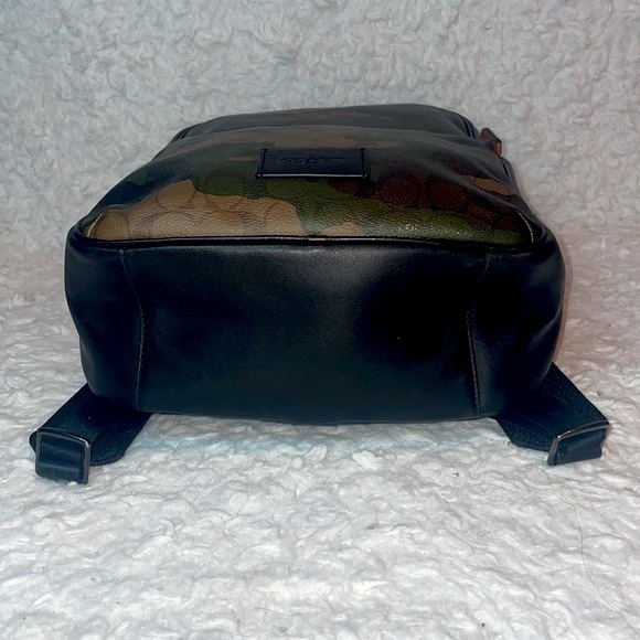 Coach Westway Signature Canvas Camo Camouflage Print Unisex Backpack Book Bag - Picture 7 of 16